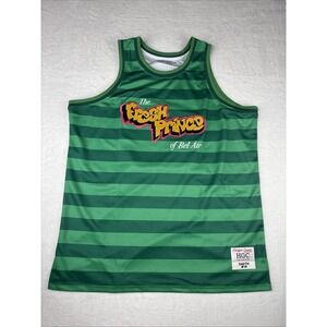 Fresh Prince Of Bel Air Mens 6XL Green Tank Top Jersey Headgear Classics